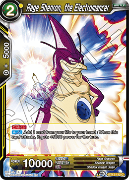 BT12-112 - Rage Shenron, the Electromancer