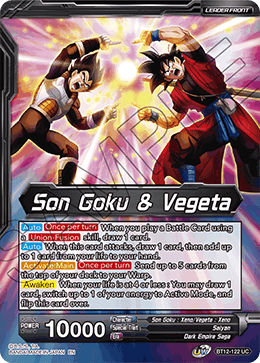 BT12-122 - Son Goku & Vegeta // Gogeta, Fateful Fusion