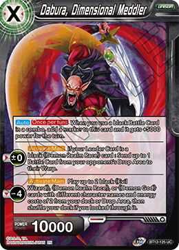 BT12-125 - Dabura, Dimensional Meddler