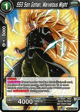 BT12-129 - SS3 Son Gohan, Marvelous Might