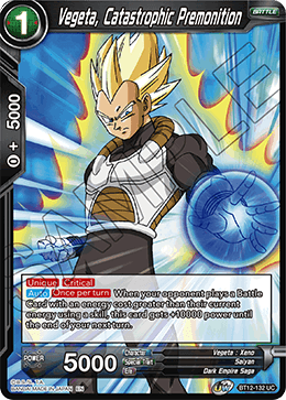 BT12-132 - Vegeta, Catastrophic Premonition