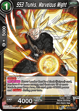 BT12-134 - SS3 Trunks, Marvelous Might