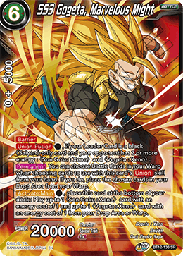 BT12-136 - SS3 Gogeta, Marvelous Might