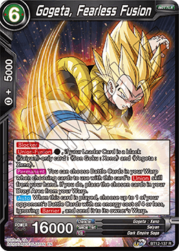 BT12-137 - Gogeta, Fearless Fusion