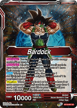 BT13-001 - Bardock // SS Bardock, the Legend Awakened