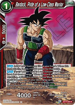 BT13-005	- Bardock, Pride of a Low-Class Warrior