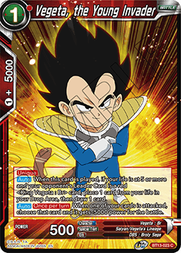 BT13-023	- Vegeta, the Young Invader