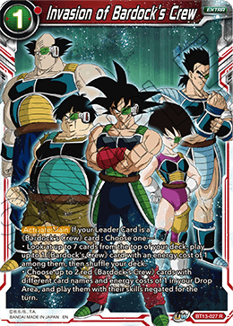 BT13-027	- Invasion of Bardock's Crew