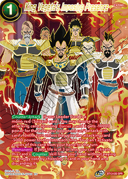 BT13-030 - King Vegeta's Imposing Presence (SPR)