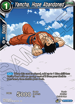 BT13-044	- Yamcha, Hope Abandoned