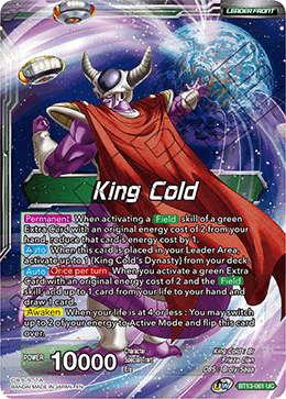 BT13-061 - King Cold // King Cold, Ruler of the Galactic Dynasty