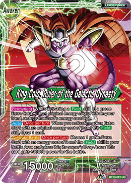 BT13-061 - King Cold // King Cold, Ruler of the Galactic Dynasty