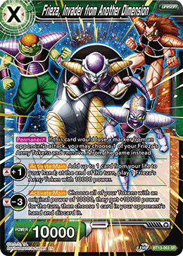 BT13-063	- Frieza, Invader from Another Dimension