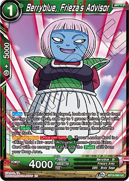 BT13-080	- Berryblue, Frieza's Advisor