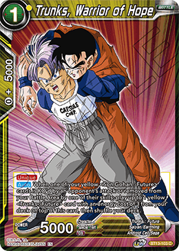 BT13-103	- Trunks, Warrior of Hope