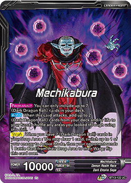 BT13-122	- Mechikabura // Dark King Mechikabura, Restored to the Throne