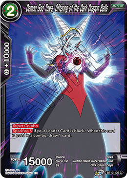 BT13-139	- Demon God Towa, Offering of the Dark Dragon Balls