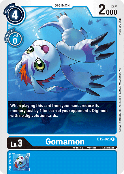 (BT02-023) - Gomamon