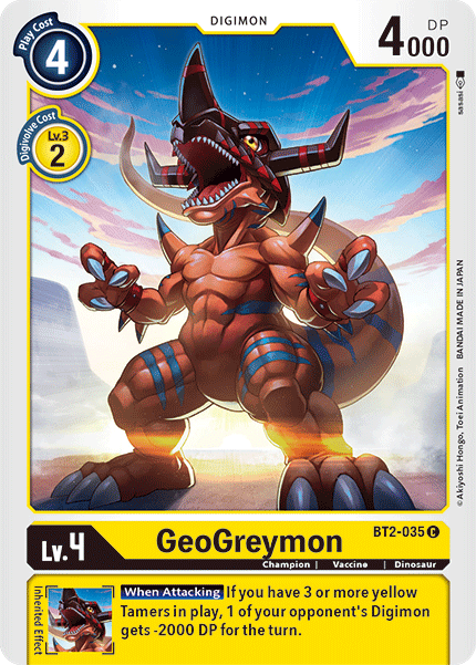 (BT02-035) - GeoGreymon