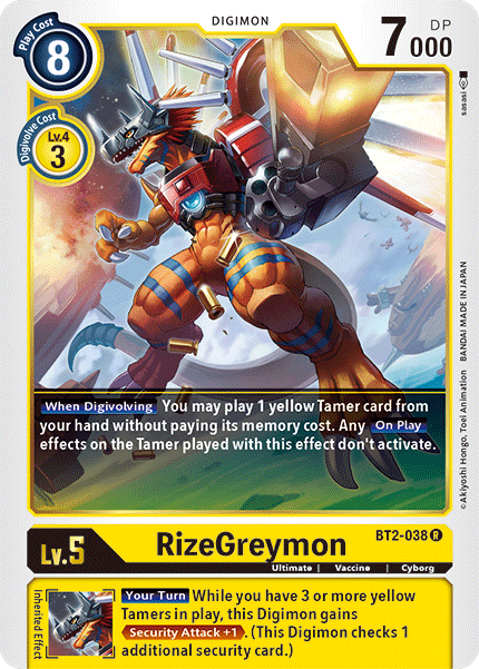 (BT02-038) - RizeGreymon