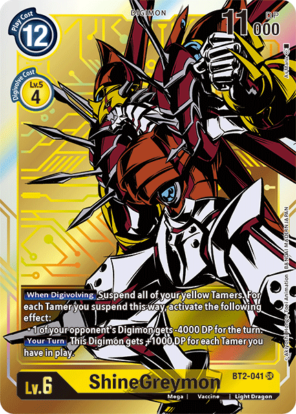 (BT02-041) - ShineGreymon (Alt Art)