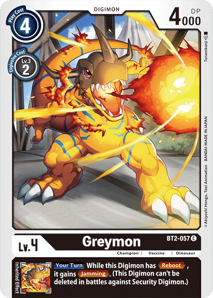 (BT02-057) - Greymon