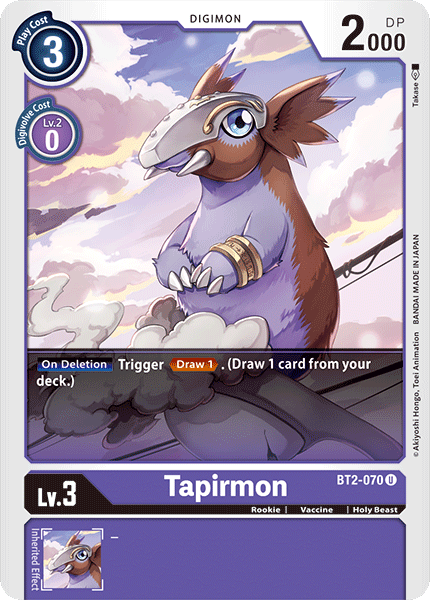 (BT02-070) - Tapirmon