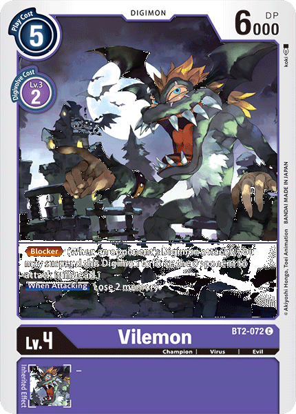 (BT02-072) - Vilemon