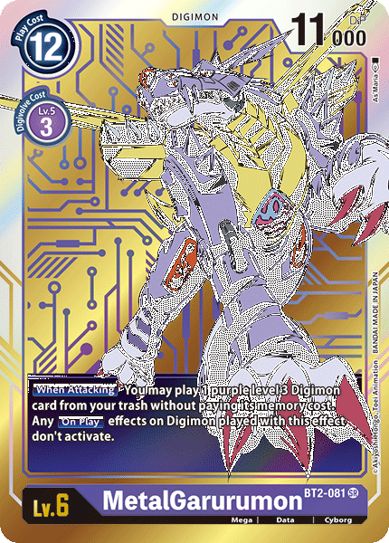 (BT02-081) - MetalGarurumon (Alt Art)