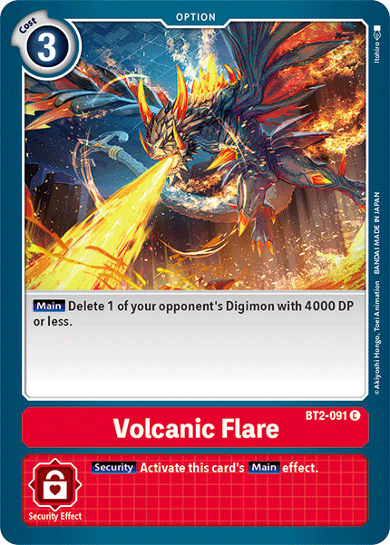 (BT02-091) - Volcanic Flare