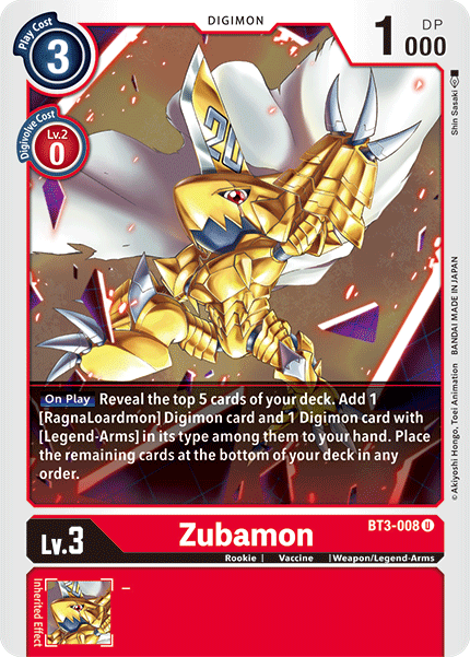 (BT03-008) - Zubamon