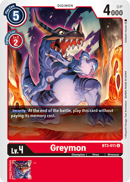 (BT03-011) - Greymon