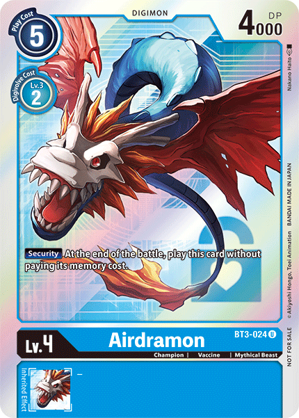 (BT03-024) - Airdramon (Alt Art)