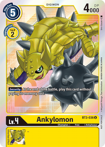 (BT03-036) - Ankylomon (Alt Art)