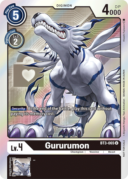 (BT03-065) - Gururumon (Alt Art)