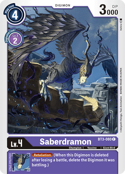 (BT03-080) - Saberdramon