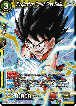 BT3-088 - Explosive Spirit Son Goku