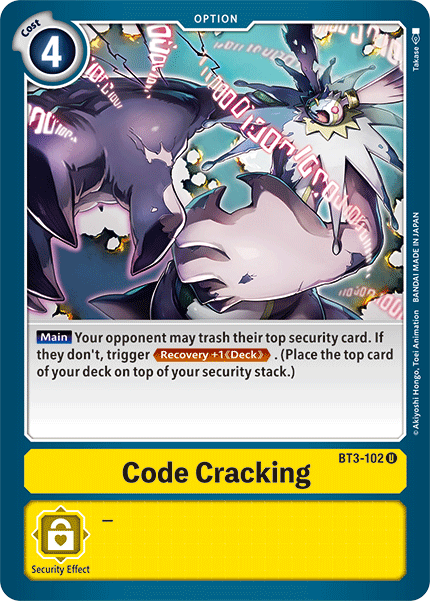 (BT03-102) - Code Cracking