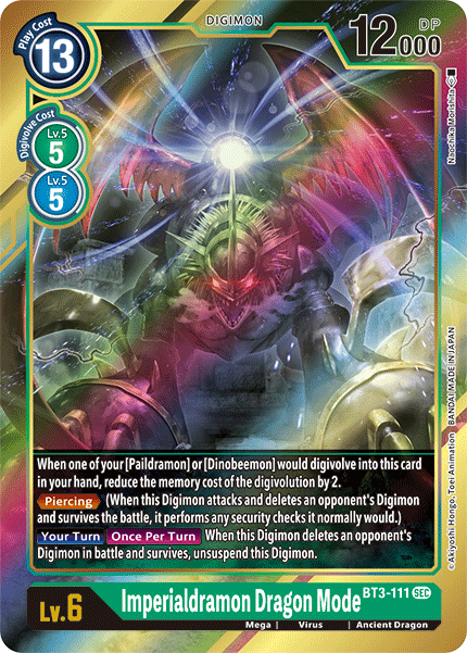 (BT03-111) - Imperialdramon Dragon Mode (Alt Art)