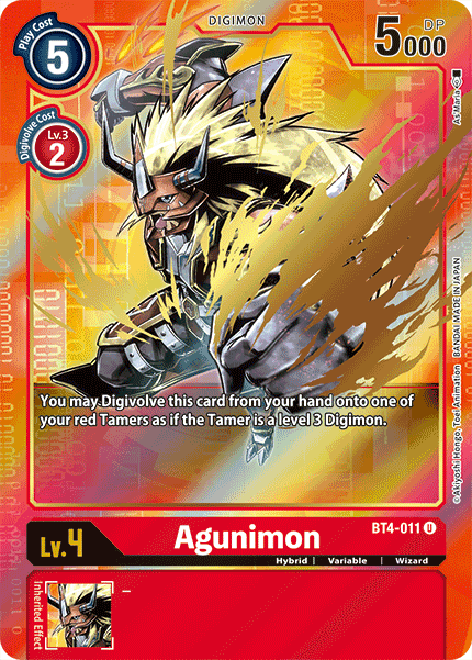 (BT04-011) - Agunimon (Alt Art)