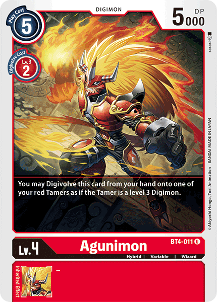 (BT04-011) - Agunimon