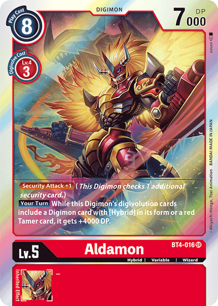 (BT04-016) - Aldamon