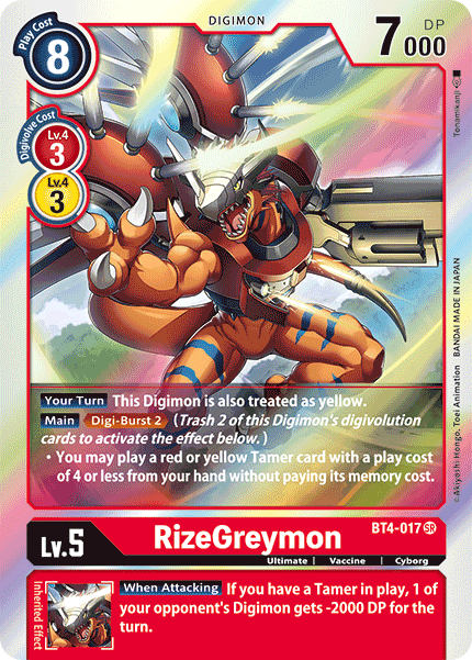 (BT04-017) - RizeGreymon