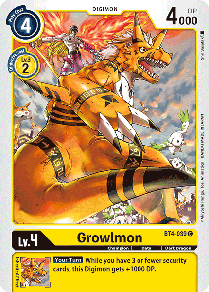 (BT04-039) - Growlmon