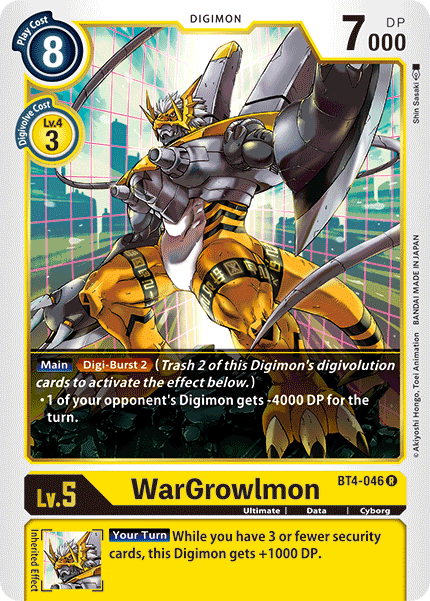 (BT04-046) - WarGrowlmon