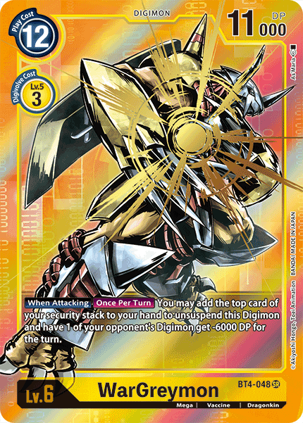 (BT04-048) - WarGreymon (Alt Art)