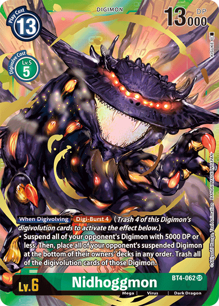 (BT04-062) - Nidhoggmon (Alt Art)