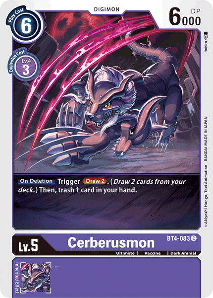 (BT04-083) - Cerberusmon