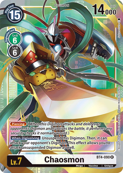 (BT04-090) - Chaosmon (Alt Art)