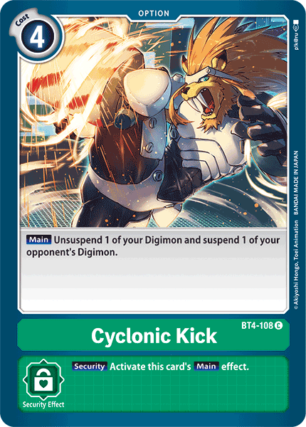 (BT04-108) - Cyclonic Kick